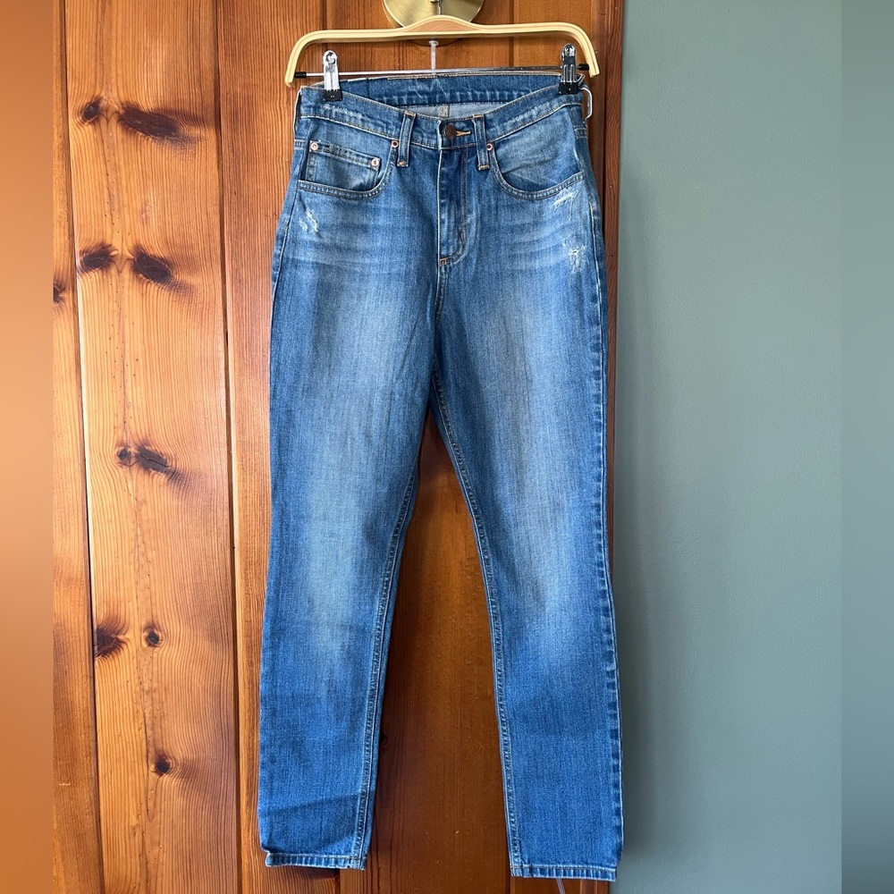 Nobody Denim Slung Long Rise Relaxed Fit Jeans- Size 24